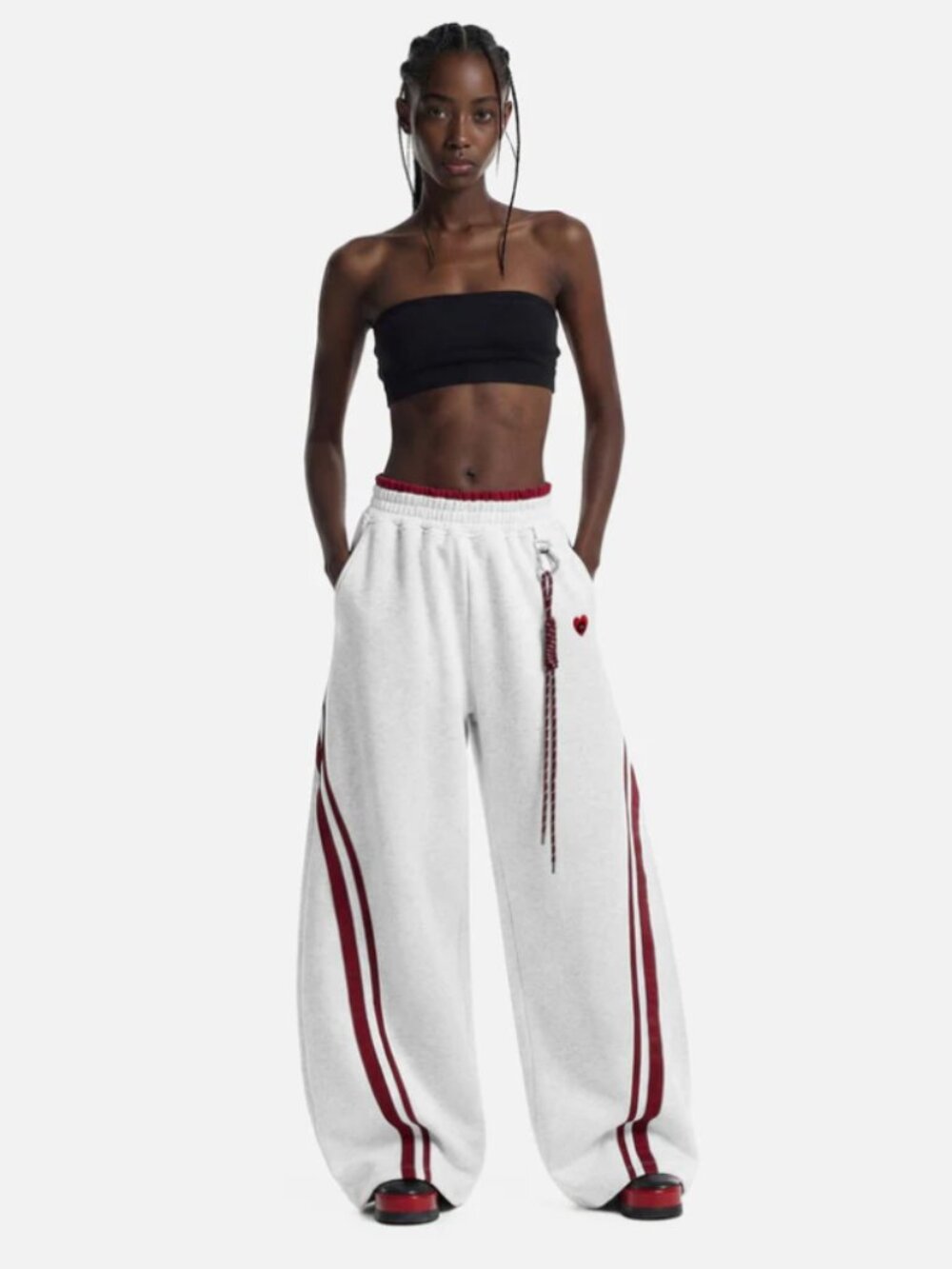 NWT Aelfric Eden Baggy Barrel Sweatpants Grey Size L